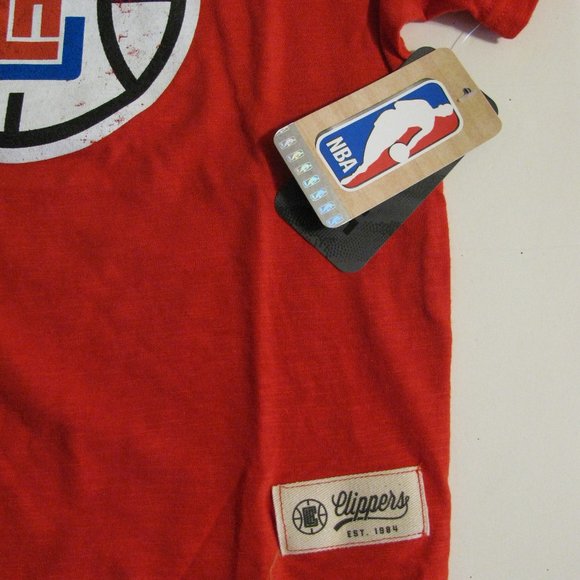 NBA LA Clippers Boys Tee Large 7 by Prime Sports Basketball New NWT SALE - Picture 3 of 4